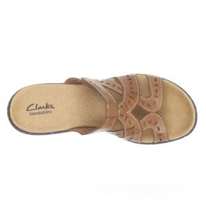 Clarks Leisa Truffle Sandals in Brown Size 10W NEW